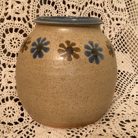 Pottery Popcorn Kernal Holder Container - Country Farmhouse - Picture 4 of 14